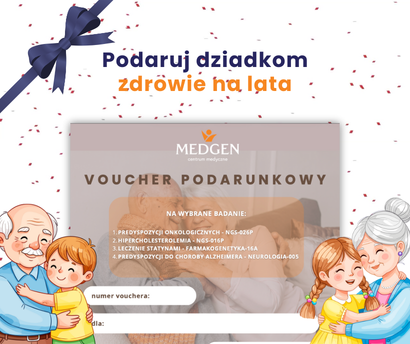 Aktualność: Podaruj dziadkom zdrowie na lata: voucher na wybrane badania